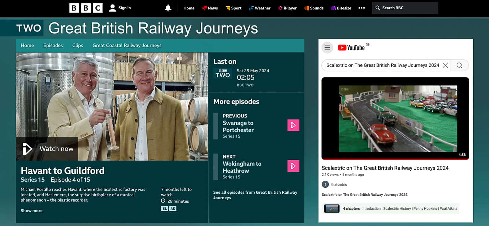 BBC Great British Railway Journeys