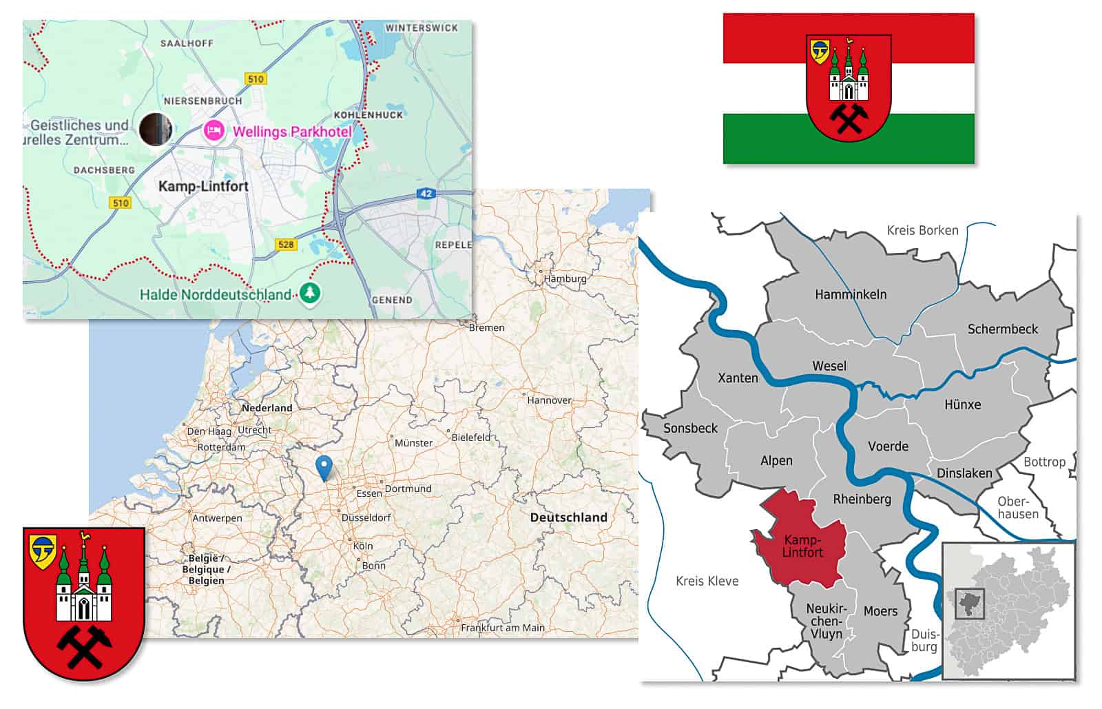 Kamp-Lintfort, Germany location maps